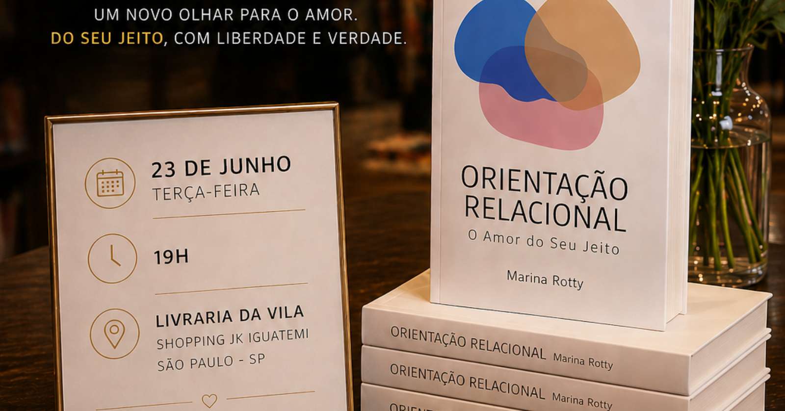 lançamento livro orientação relacional
